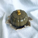 Kit Autumn leaves - vela aromática autumn + bandeja leaves