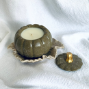 Kit Autumn leaves - vela aromática autumn + bandeja leaves