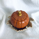 Kit Autumn leaves - vela aromática autumn + bandeja leaves