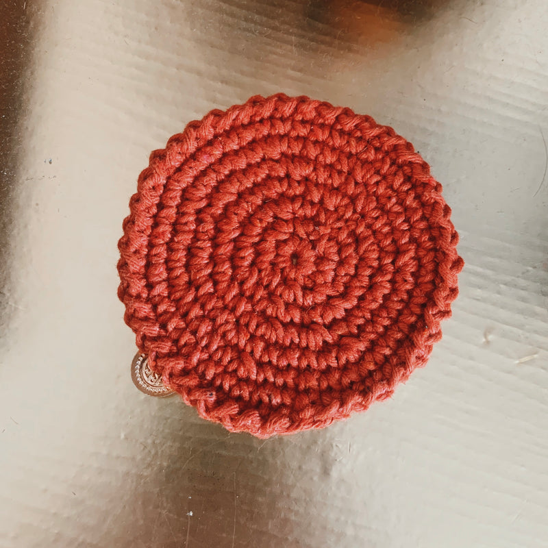 Porta velas em crochê