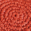 Porta velas em crochê