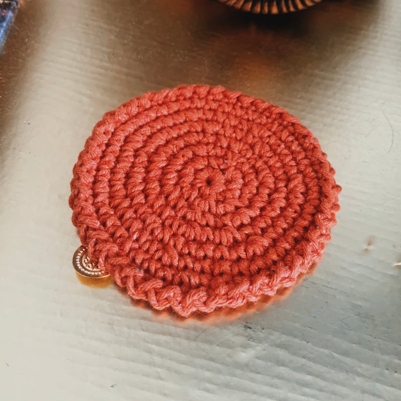 Porta velas em crochê