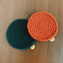 Porta velas em crochê