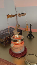 Kit Fairies - vela aromática flor de figo & lavanda + castiçal carrossel das fadas