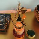 Kit Fairies - vela aromática flor de figo & lavanda + castiçal carrossel das fadas